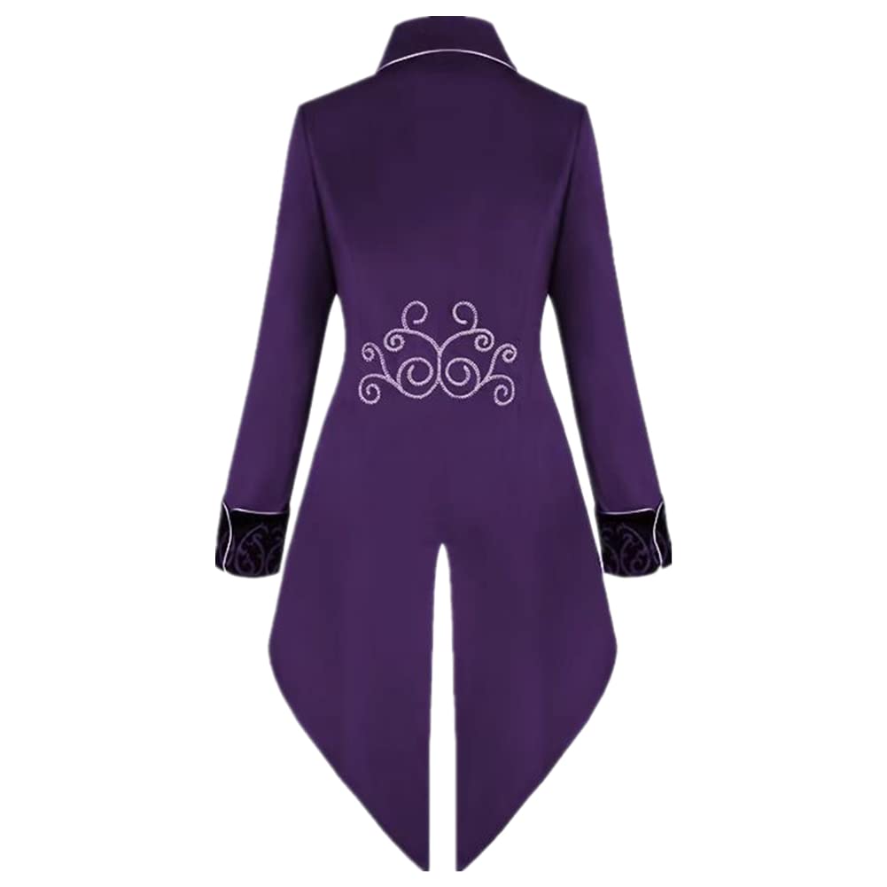 Apocrypha Mens Medieval Steampunk Tailcoat Jacket Vampire Costume