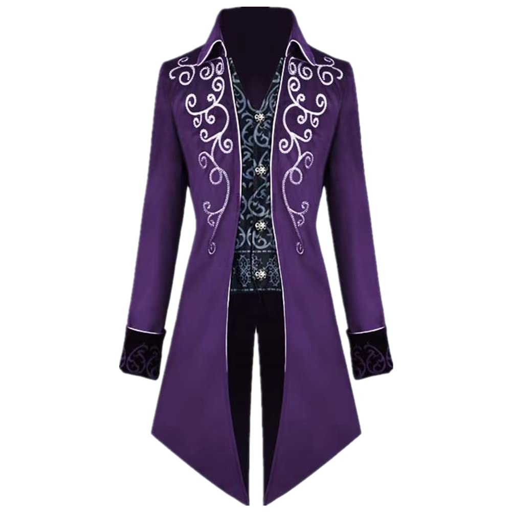 Apocrypha Mens Medieval Steampunk Tailcoat Jacket Vampire Costume