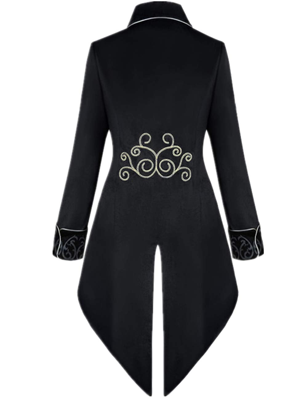 Apocrypha Mens Medieval Steampunk Tailcoat Jacket Vampire Costume