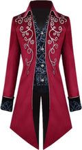 Apocrypha Mens Medieval Steampunk Tailcoat Jacket Vampire Costume