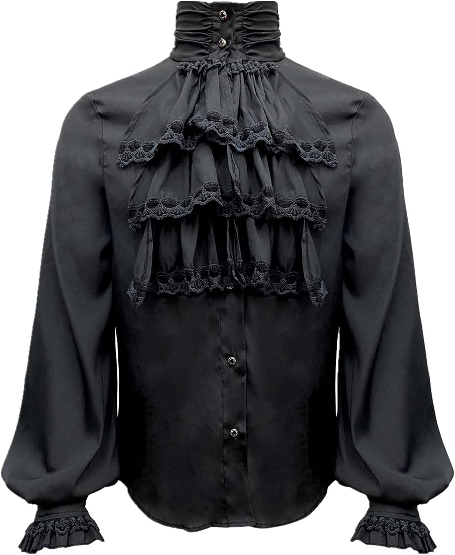 Apocrypha Mens Pirate Shirt Renaissance Victorian Gothic Costume