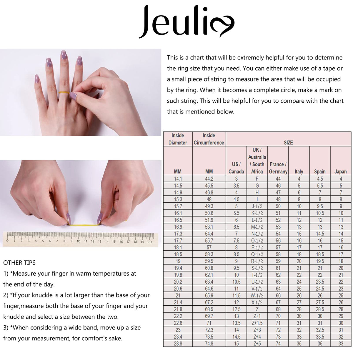 Jeulia 2.55ct Skull Engagement Ring Sets Sterling Silver Heart Cut Red Diamond Ruby Rings Cubic Zirconia Wedding Promise Anniversary Romantic Jewelry for Women Grils Bridal with Gift Box