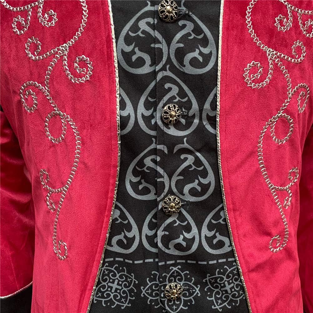 Apocrypha Mens Medieval Steampunk Tailcoat Jacket Vampire Costume