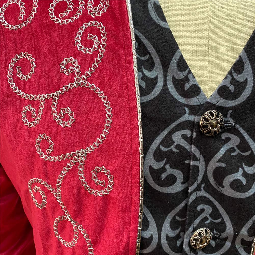 Apocrypha Mens Medieval Steampunk Tailcoat Jacket Vampire Costume